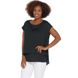 Linea by Louis Dell'Olio Caftan and Tank Set - Black (M) a306342